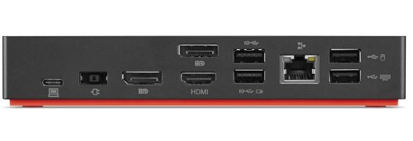Lenovo ThinkPad USB-C Dock Gen 2 (40AS) - Station D'accueil Avec Chargeur 90W